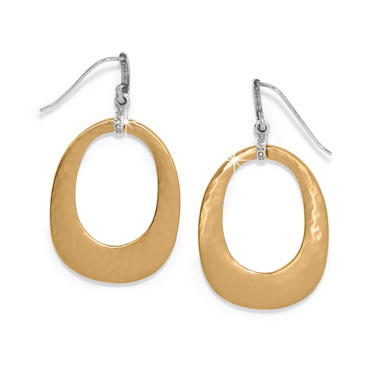 Brighton: Meridian Geo Open Hoop French Wire Earrings JA0178