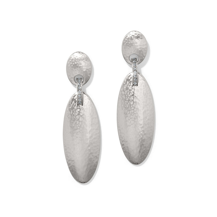 Brighton: Meridian Orbit Oval Post Drop Earrings JA0182