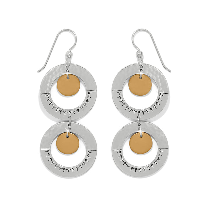 Brighton: Palm Canyon Two Tone French Wire Earrings