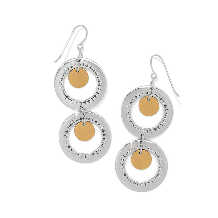 Brighton: Palm Canyon Two Tone French Wire Earrings
