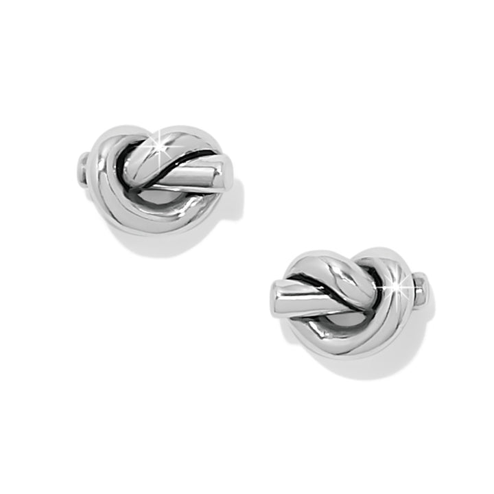 Brighton: Interlok Single Knot Mini Earrings