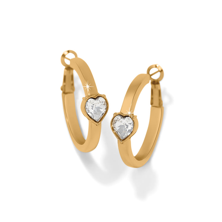Brighton: Mystery Of Love Heart Hoop Earrings