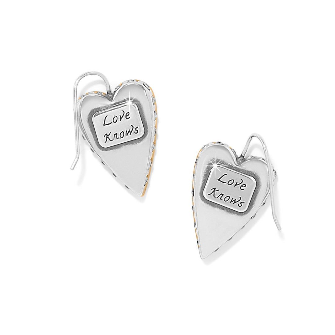 Brighton: Love Messages Love Knows French Wire Earrings