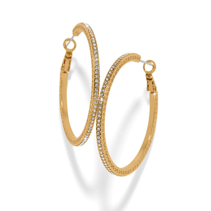 Brighton: Meridian Eclipse Gold Large Hoop Earrings JA0315