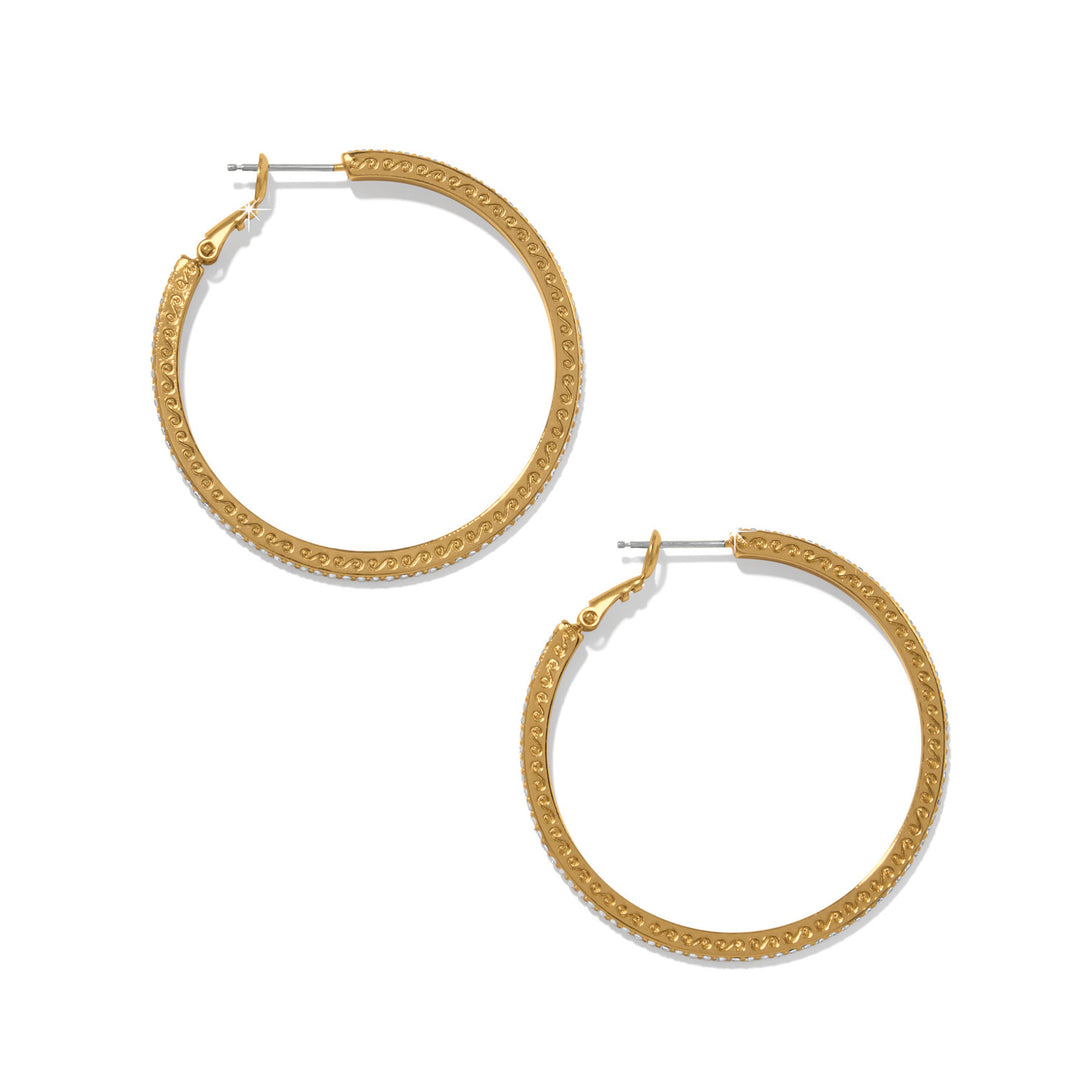 Brighton: Meridian Eclipse Gold Large Hoop Earrings JA0315