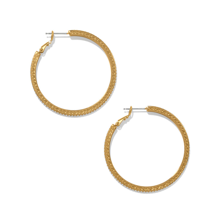 Brighton: Meridian Eclipse Gold Large Hoop Earrings JA0315