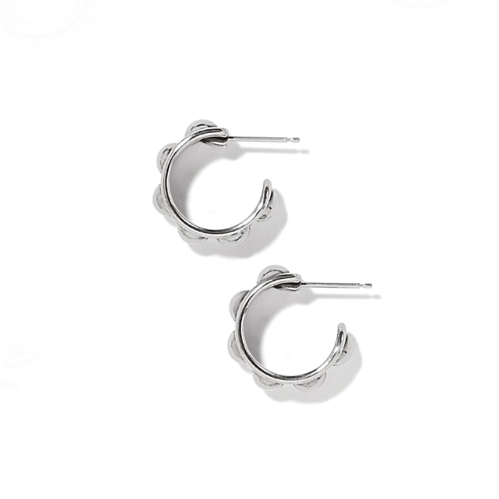 Brighton: Pretty Tough Stud Post Hoop Earrings (JA9897)