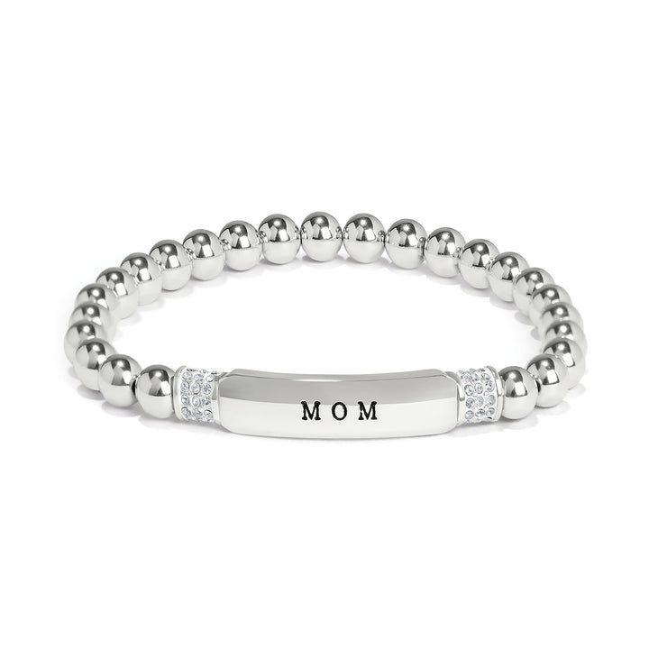 Brighton: Meridian Mom Petite Stretch Bracelet in Silver (JF0086)