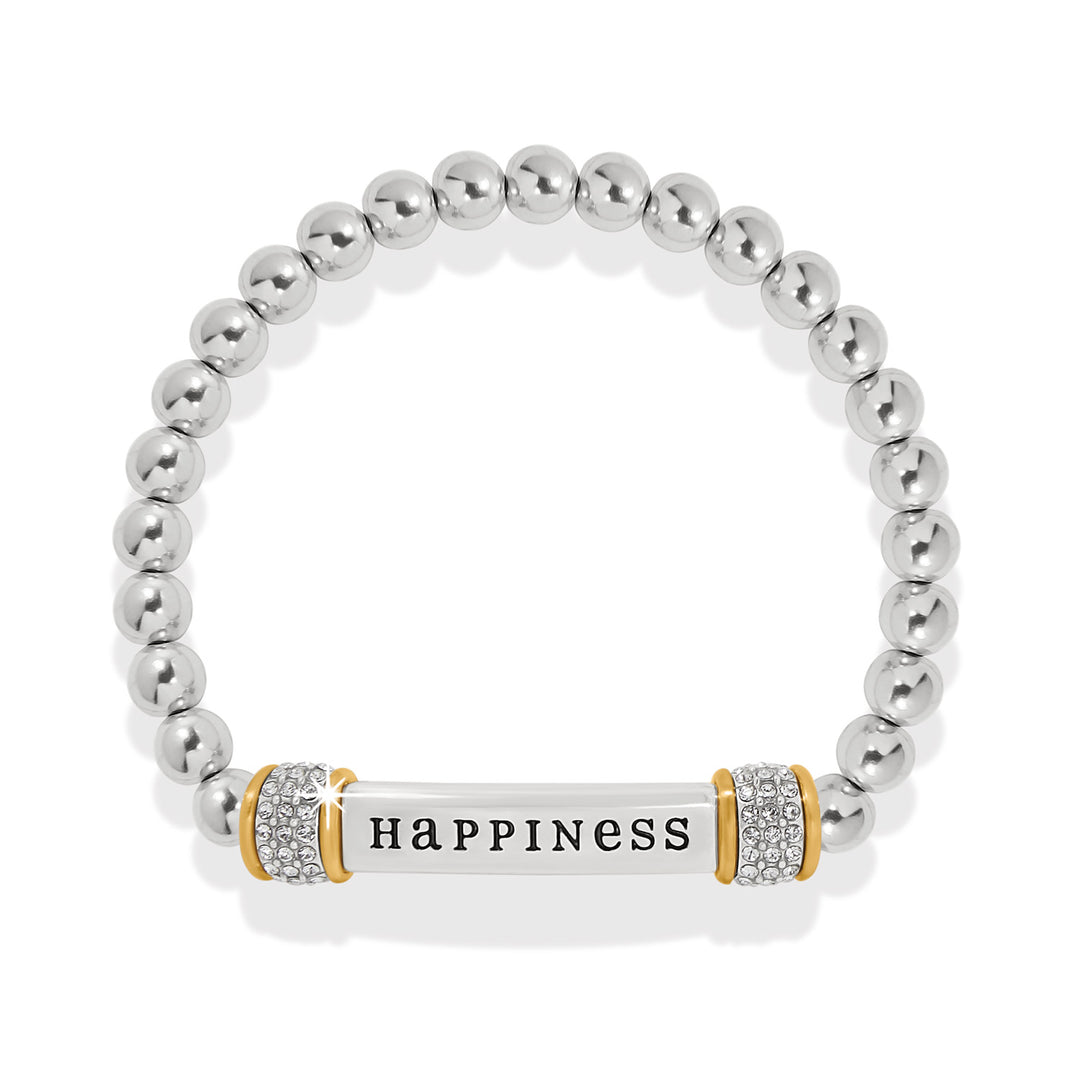 Brighton: Meridian Happiness Two Toned Stretch Bracelet-JF0189