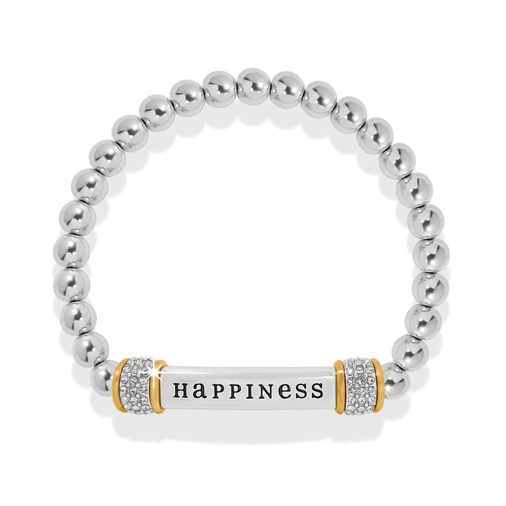 Brighton: Meridian Happiness Two Toned Stretch Bracelet-JF0189
