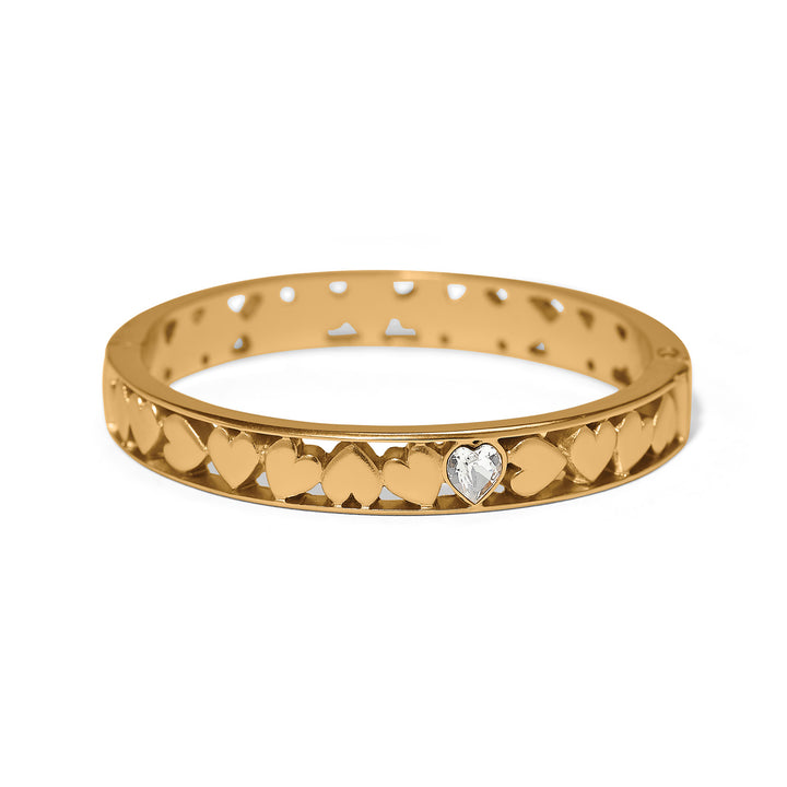 Brighton: Mystery Of Love Heart Hinged Bangle