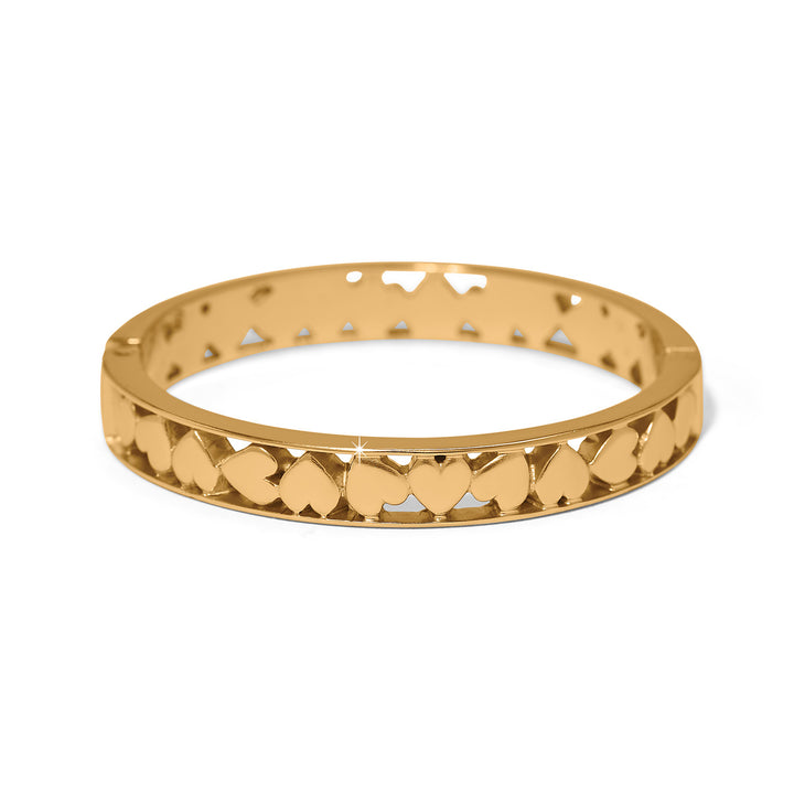 Brighton: Mystery Of Love Heart Hinged Bangle