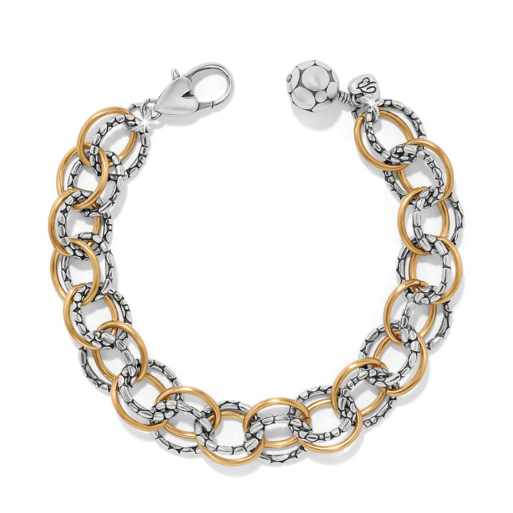 Brighton: Pebble Link Two Tone Bracelet JF0377