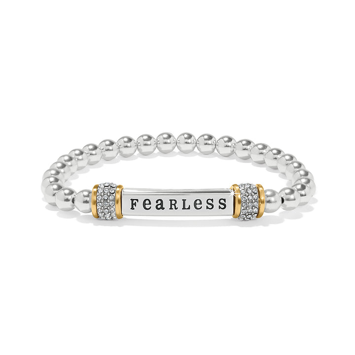 Brighton: Meridian Fearless Two Tone Stretch Bracelet (JF0392)