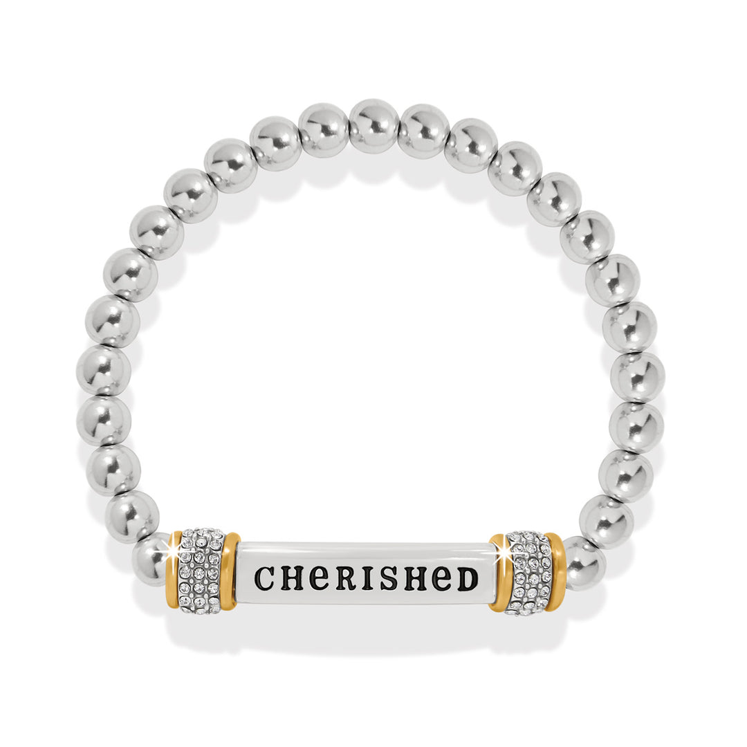 Brighton: Meridian Cherished Two Tone Stretch Bracelet (JF0394)