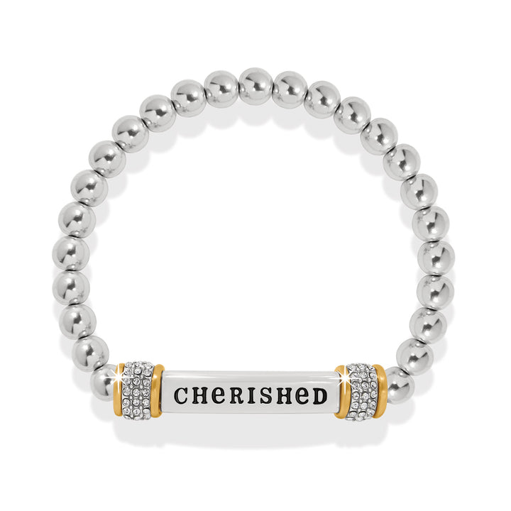 Brighton: Meridian Cherished Two Tone Stretch Bracelet (JF0394)