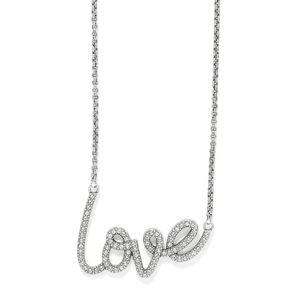 Brighton: Love Script Sparkle Necklace (JM0003)