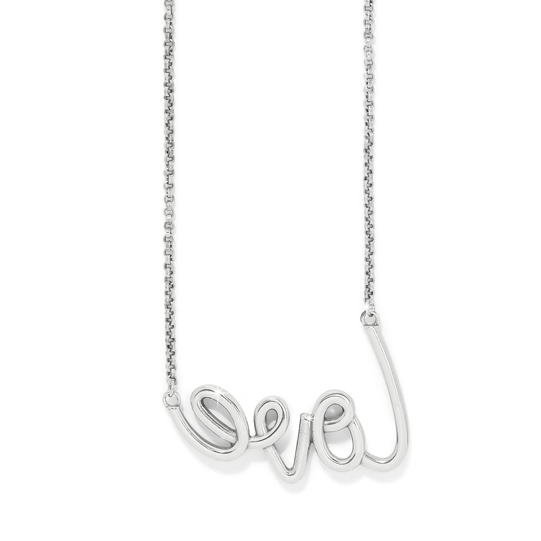 Brighton: Love Script Sparkle Necklace (JM0003)