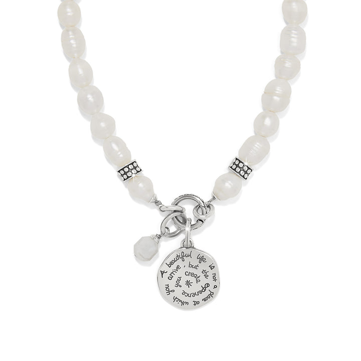Brighton: Token Charm Pearl Necklace JM0032
