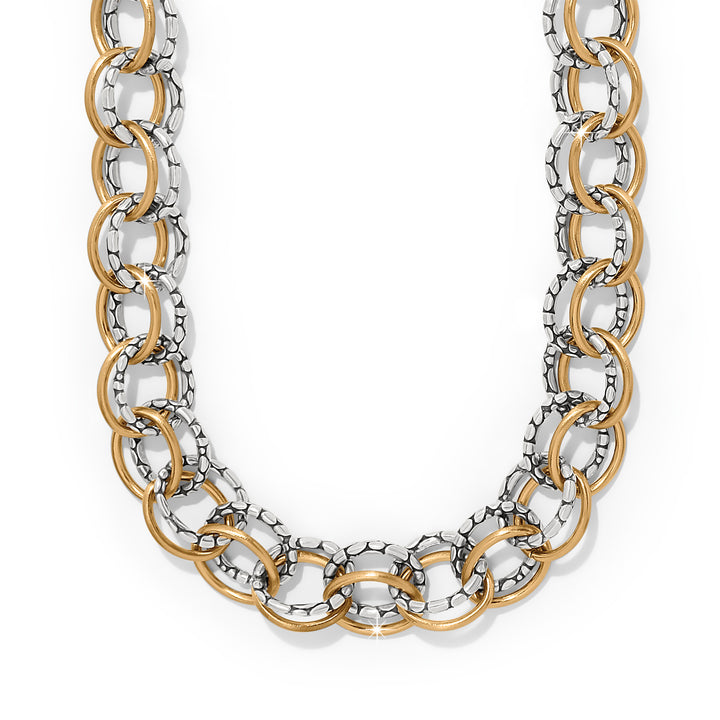 Brighton: Pebble Link Two Tone Necklace JM0082