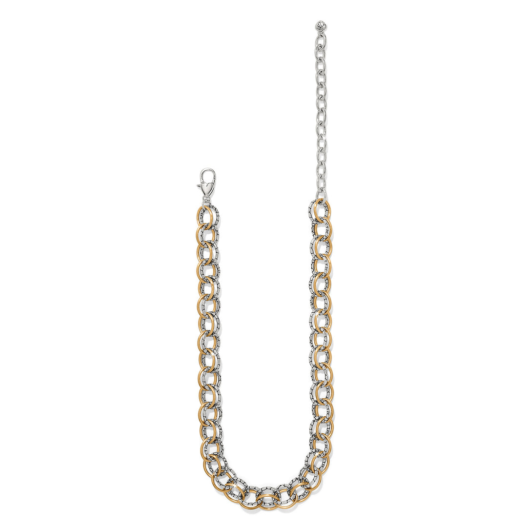 Brighton: Pebble Link Two Tone Necklace JM0082