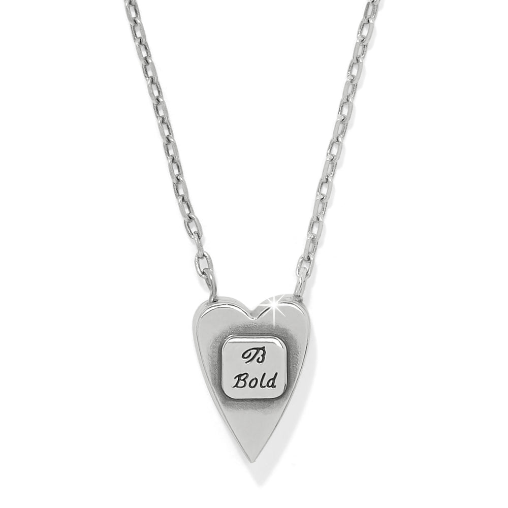 Brighton: Love Messages B Bold Reversible Necklace (JM0085) - The Vogue Boutique