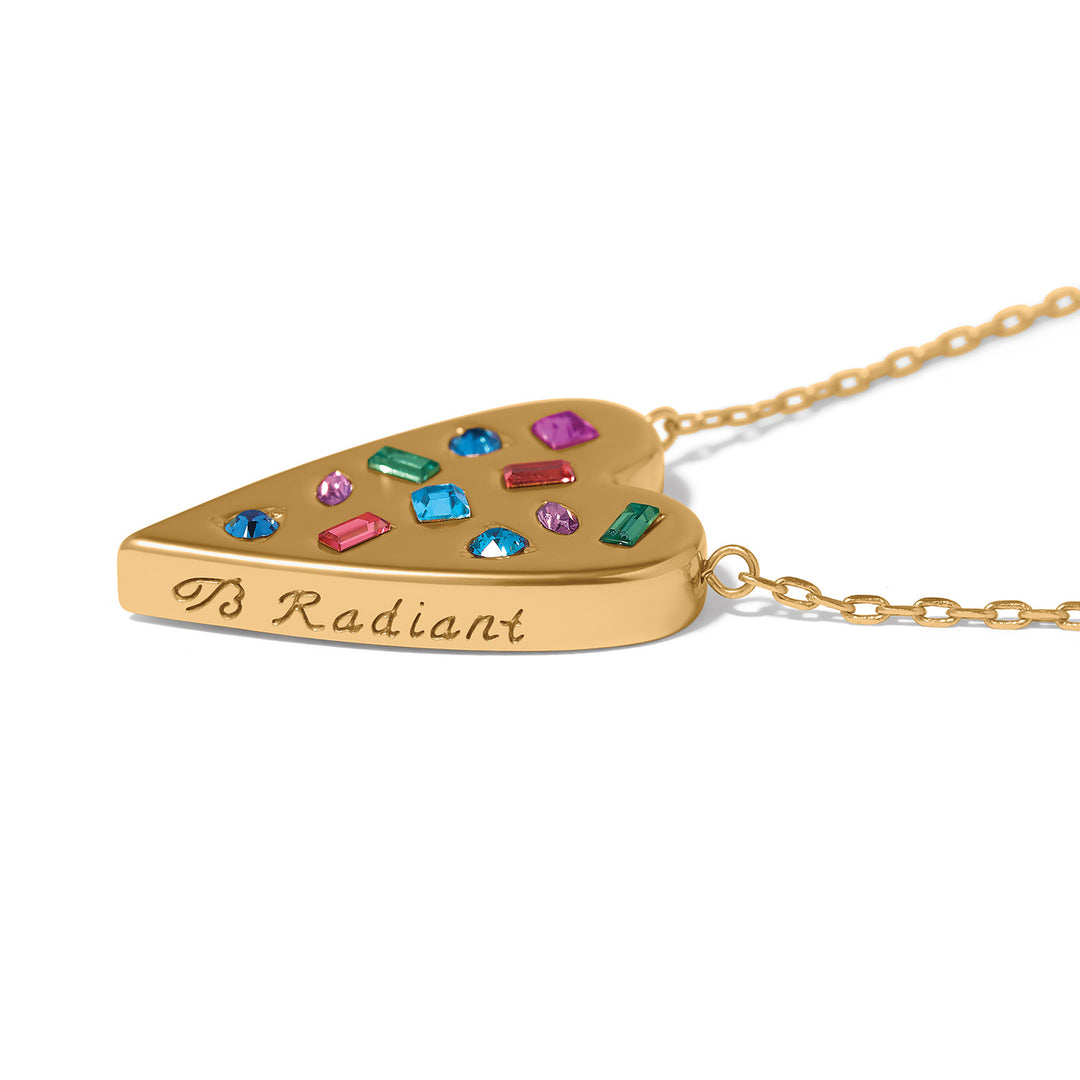 Brighton: Love Messages Radiant Bright Necklace In Gold (JM0194)