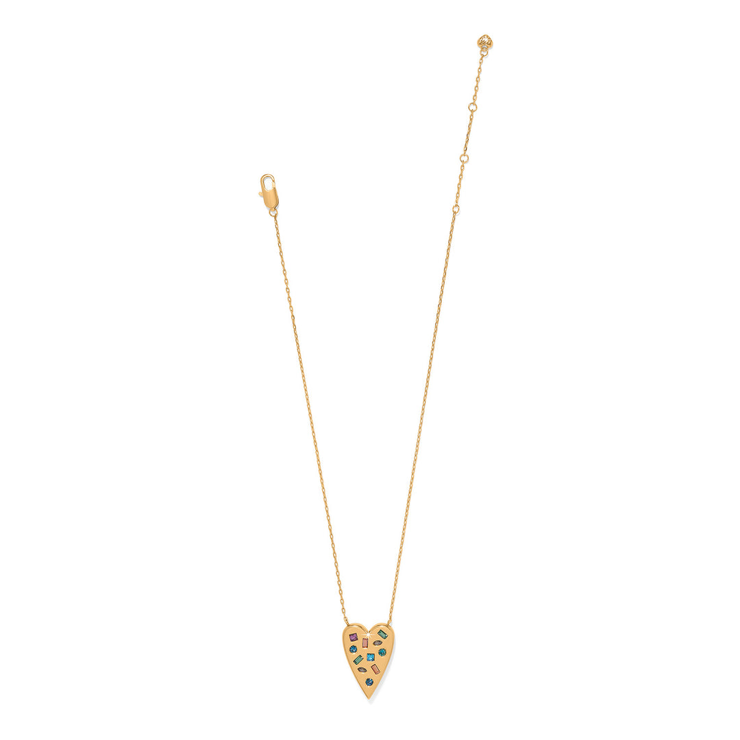 Brighton: Love Messages Radiant Bright Necklace In Gold (JM0194)