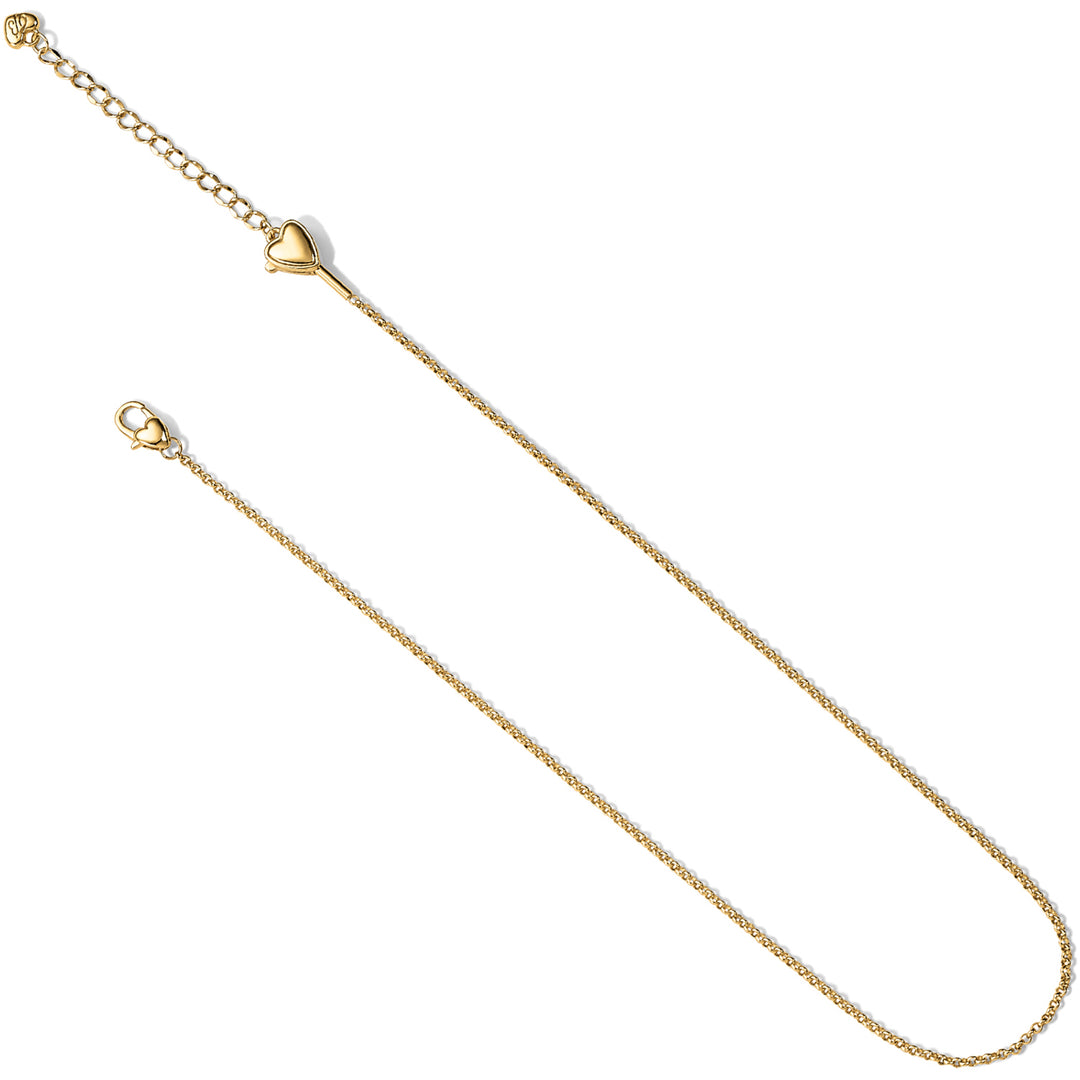 Brighton: Vivi Delicate Petite Charm Necklace in Gold (JM2695)