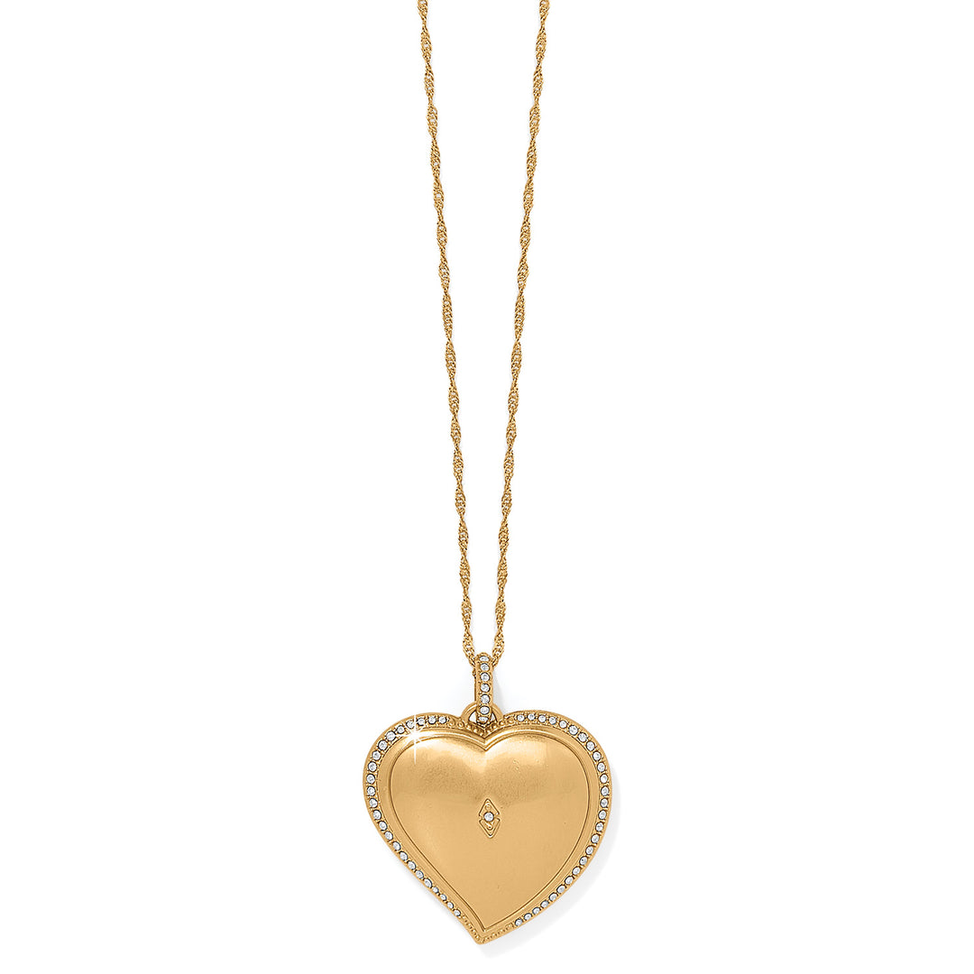 Brighton: Trust Your Journey Convertible Reversible Large Heart Necklace (JM7648)