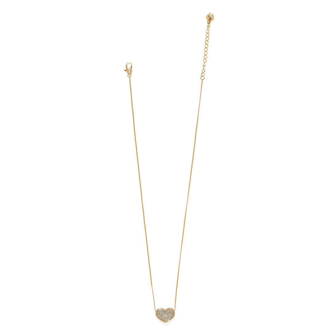 Brighton: Illumina Celeste Heart Bold Necklace in Gold JM7731