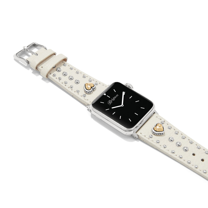 Brighton: Pretty Tough Heart Watch Band in 2 Tone W20480