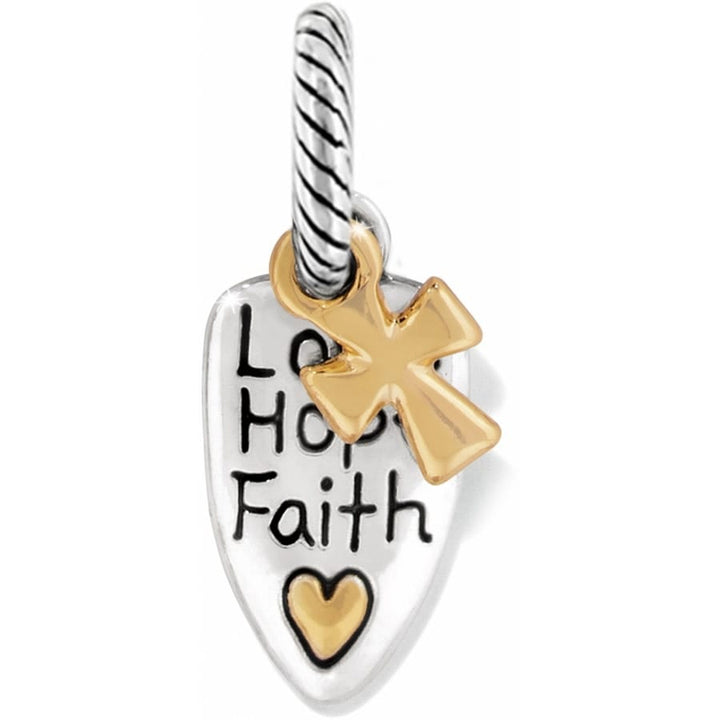 Brighton: Sil/Gp Shield Charm (J99741)