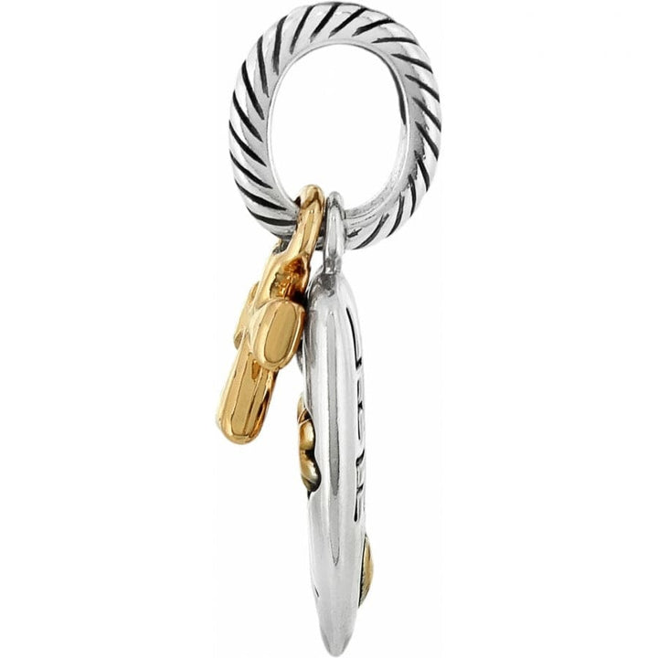 Brighton: Sil/Gp Shield Charm (J99741)
