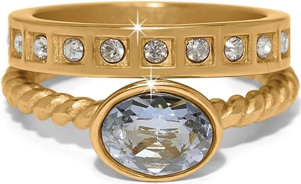 Brighton: Love Duo Ring In Gold (J63513)