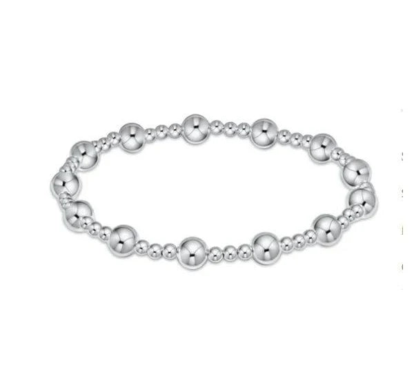 Enewton: Classic Sincerity Pattern Bead Bracelet Sterling - The Vogue Boutique