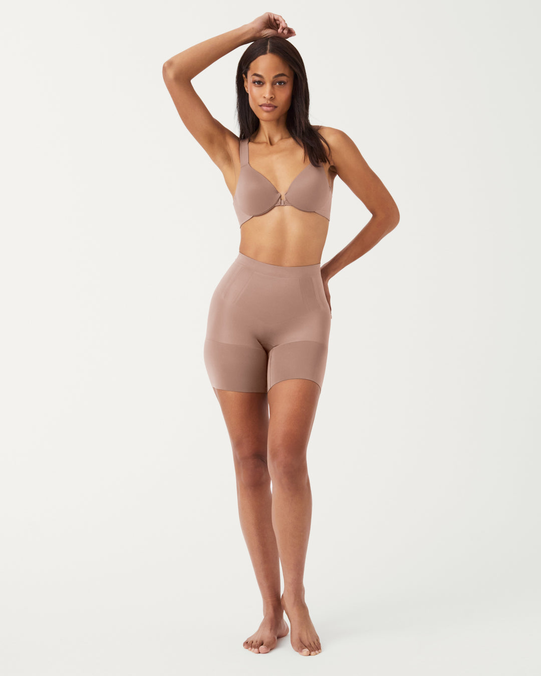 Spanx: Oncore Mid-Thigh Short in Cafe Au Lait (SS6615)