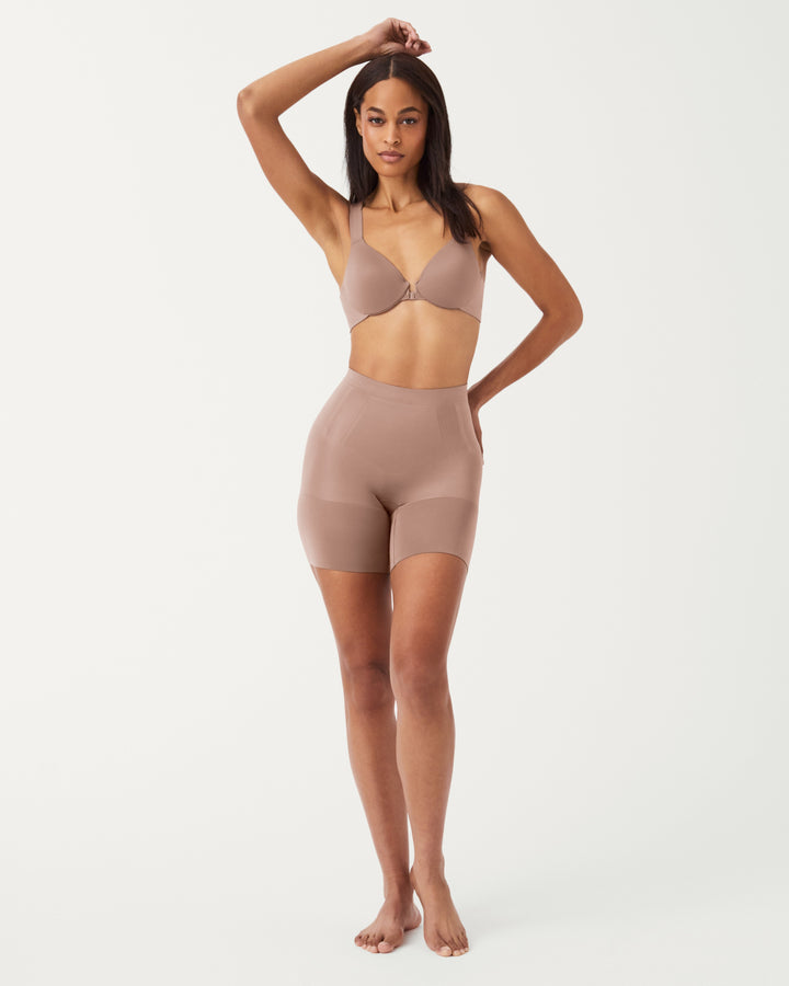 Spanx: Oncore Mid-Thigh Short in Cafe Au Lait (SS6615)