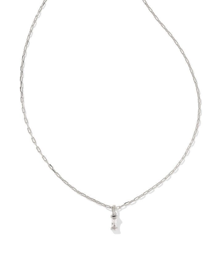 Kendra Scott: Phoebe Short Pendant Necklace in Rhod