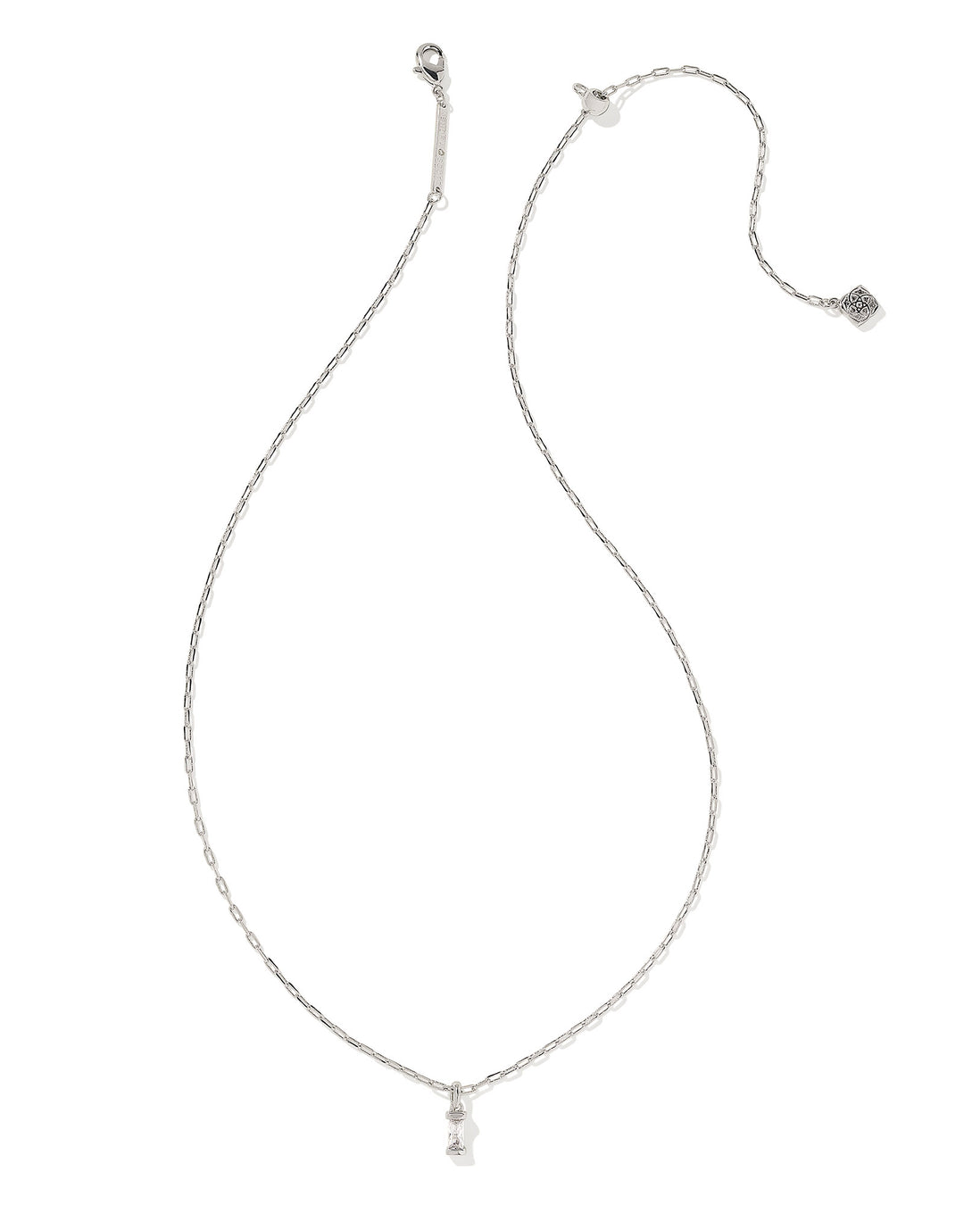 Kendra Scott: Phoebe Short Pendant Necklace in Rhod