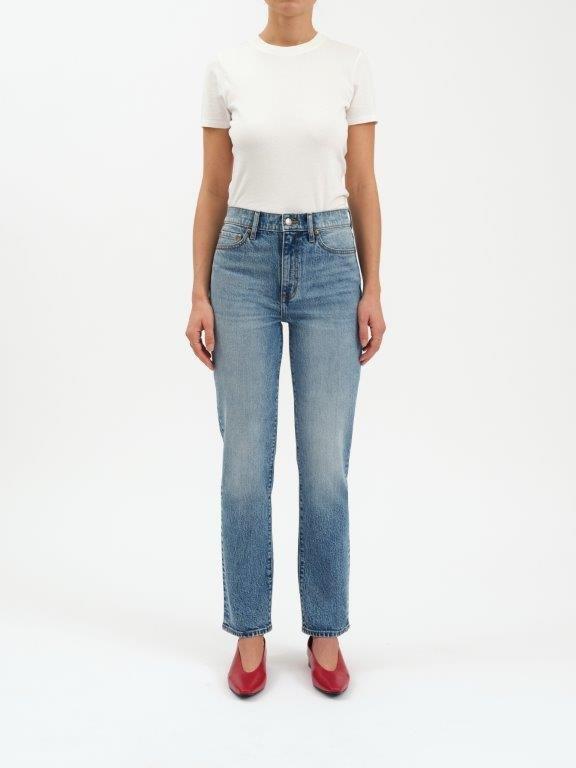 Daze: Smarty Pants High Rise Slim Straight in Face to Face