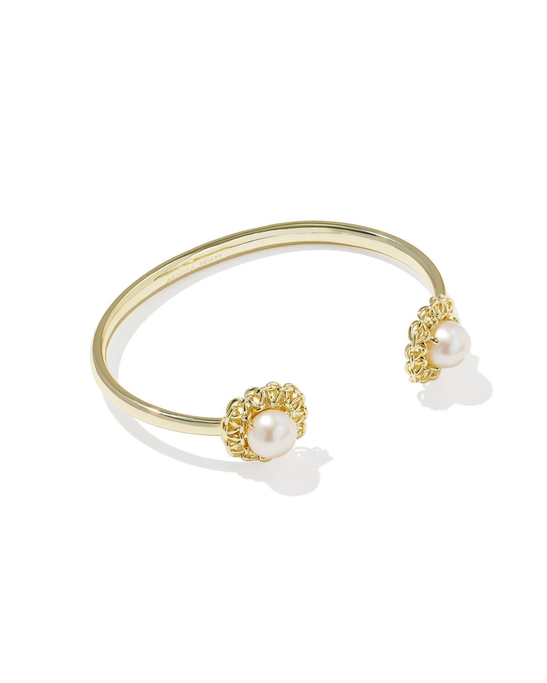 Kendra Scott: Gabriella Pearl Cuff Bracelet in Gold Freshwater Cultured Pearl - The Vogue Boutique