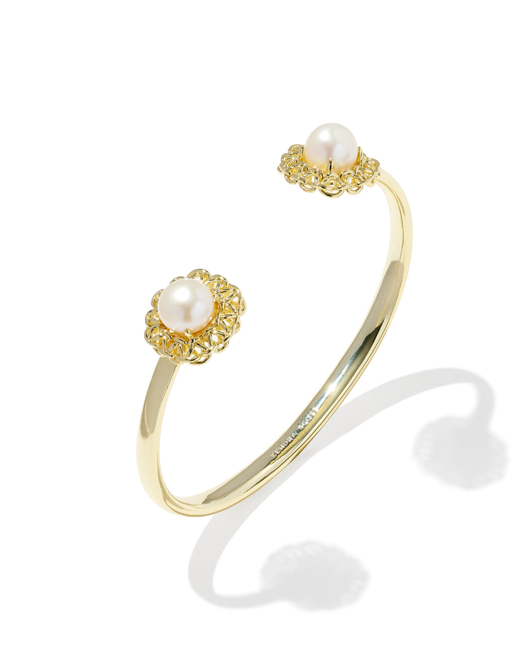 Kendra Scott: Gabriella Pearl Cuff Bracelet in Gold Freshwater Cultured Pearl