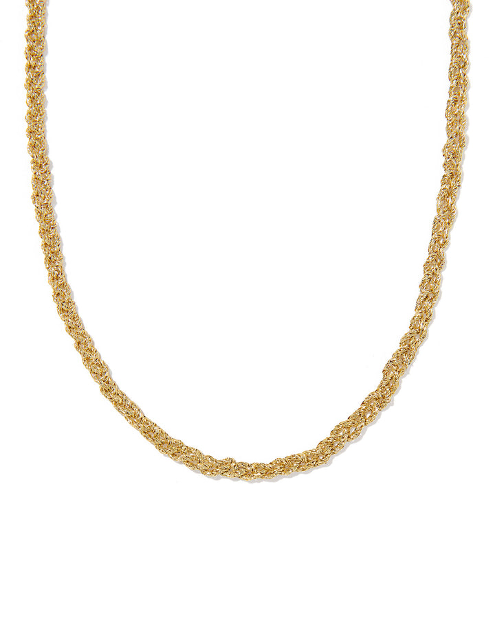Kendra Scott: Gabriella Braided Chain Necklace in Gold