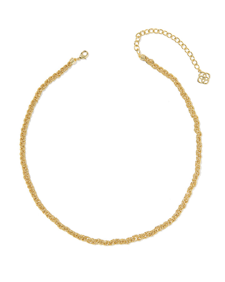 Kendra Scott: Gabriella Braided Chain Necklace in Gold