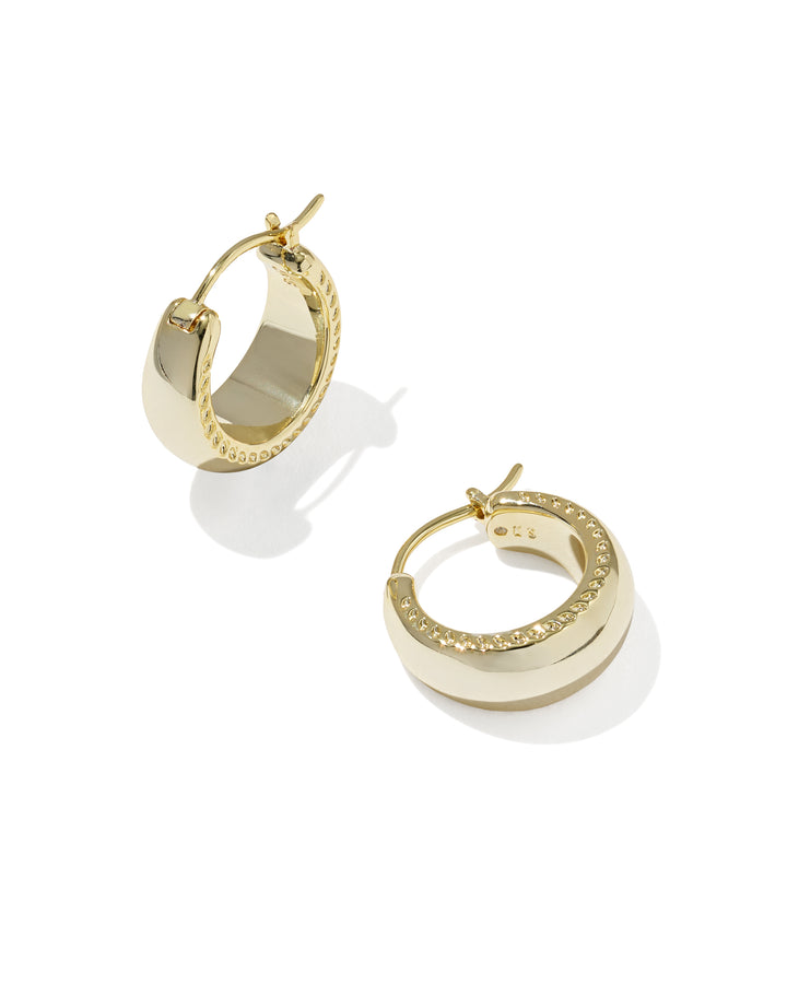 Kendra Scott: Gabriella Set Of Huggie Earrings in Gold