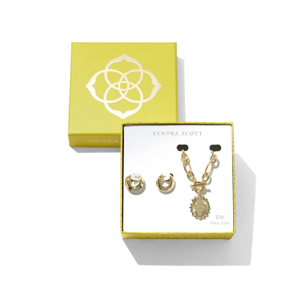 Kendra Scott: Mama & Mikki Gift Set in Gold