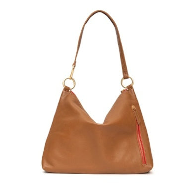 Hammitt: Kyle Large in Mahogany Pebble Brushed Gold