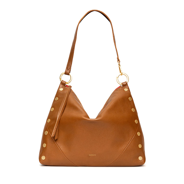 Hammitt: Kyle Large in Mahogany Pebble Brushed Gold