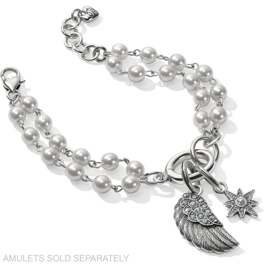 Brighton: Victoria Charm Bracelet in Silver and Pearl (JF6040)